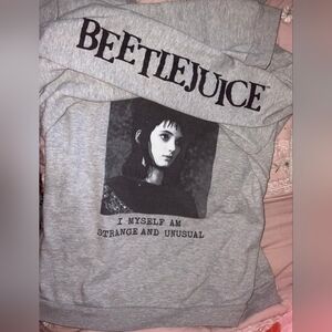 Beetlejuice Graphic Tee in Gray